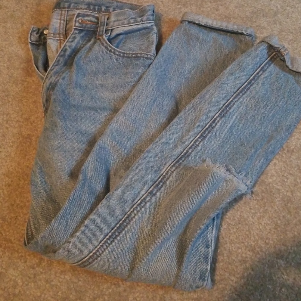 High waisted skinny jeans